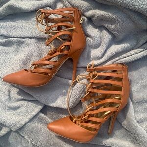Lace up heels